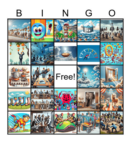 Corporate Lingo Bingo - AI Edition Bingo Card