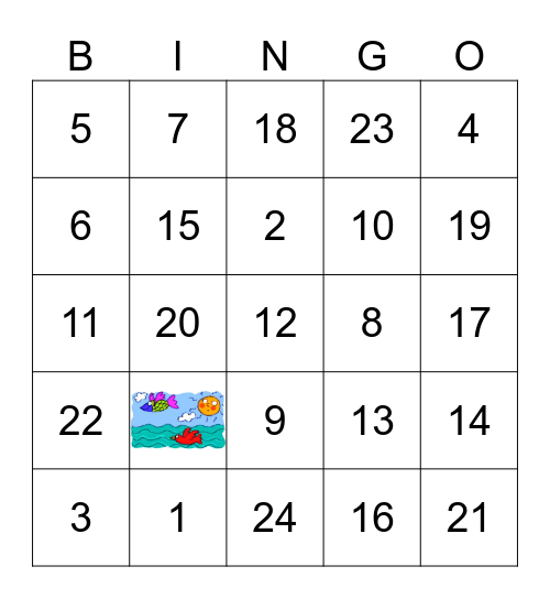 BINGO MUSICAL Bingo Card