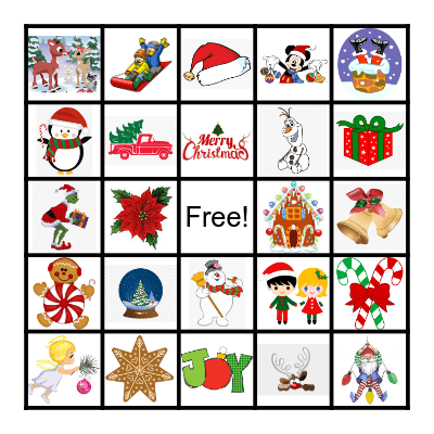 Christmas Bingo Card