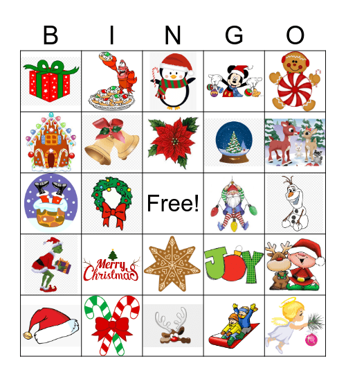 Christmas Bingo Card