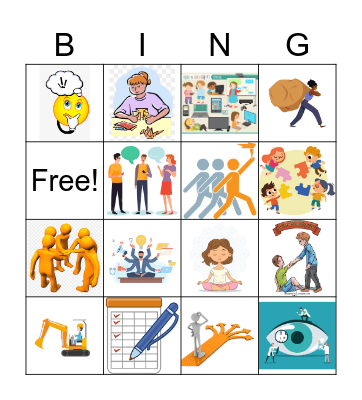 Skills Bingo Card