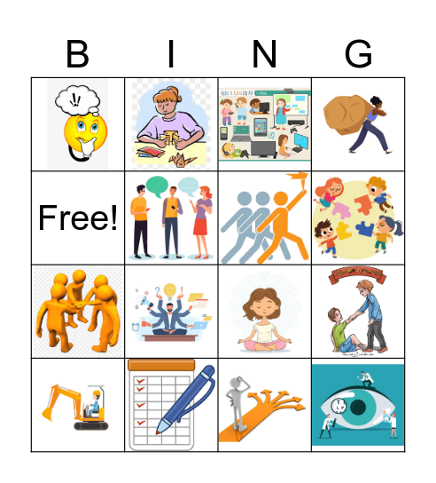 Skills Bingo Card