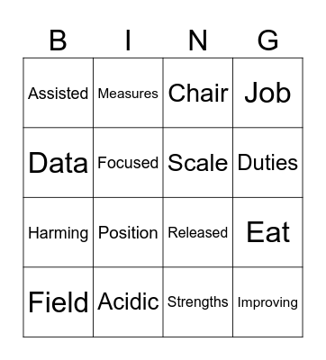 Interview prep Bingo Card