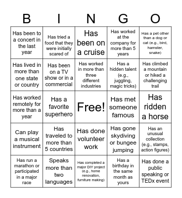 Analytics Bingo Card