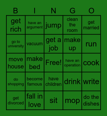maja Bingo Card