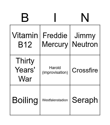 WikiBingo Card