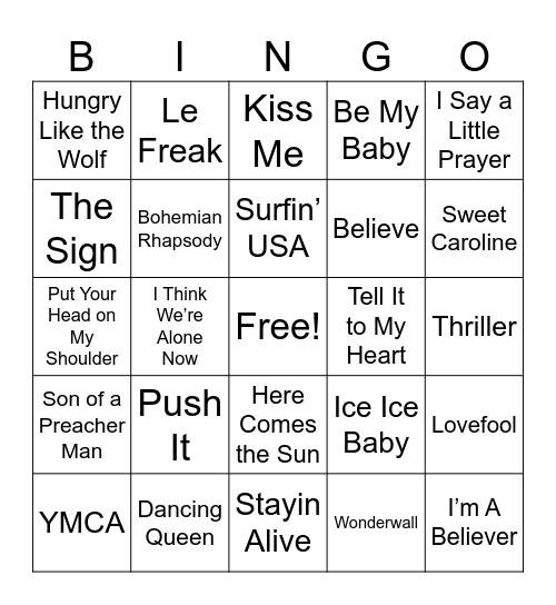 round 3 - retro Bingo Card