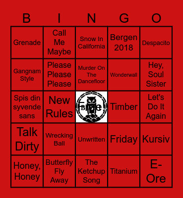 D3 JULEBORD 2024 Bingo Card