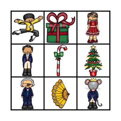 Nutcracker Bingo Card