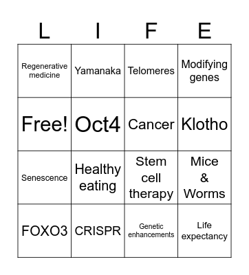 GENE-IUS BINGO Card