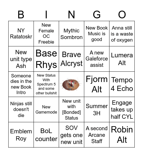 Book 9 Bingo Card