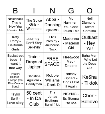 TMNZ Tax Stars Bingo Card