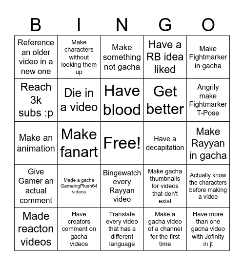 G3n0!Sans76 Bingo Card