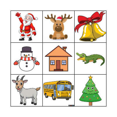 Chirstmas Bingo Card