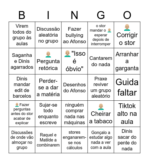 😽😽😽 Bingo Card