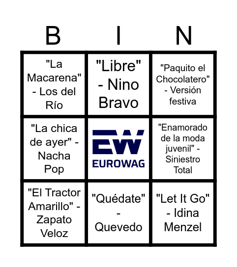 EW - ¡Feliz Navidad! Bingo Card