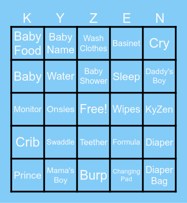 We Can Bearly Wait!!! Bingo Card