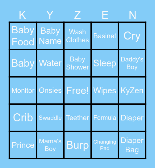 We Can Bearly Wait!!! Bingo Card