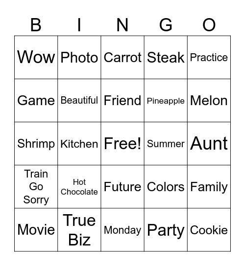 ASL 1 Bingo (London) Bingo Card