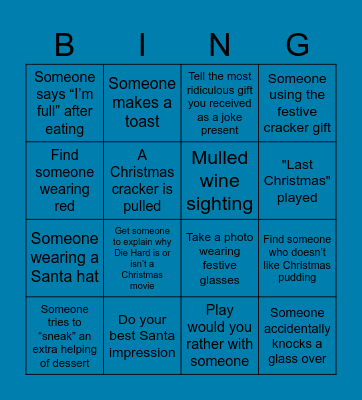 Jee's Christmas Bingo Card