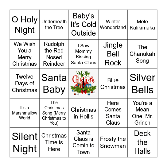 Christmas Bingo - Round 4 Bingo Card