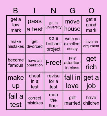 Maja Bingo Card