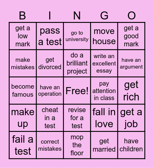 Maja Bingo Card