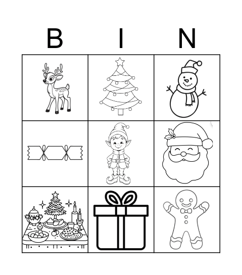 Christmas Bingo Card