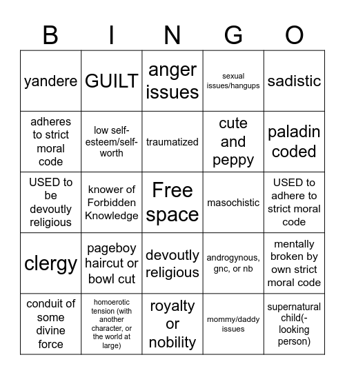 Scrunkly Scrimbo Bingo Card