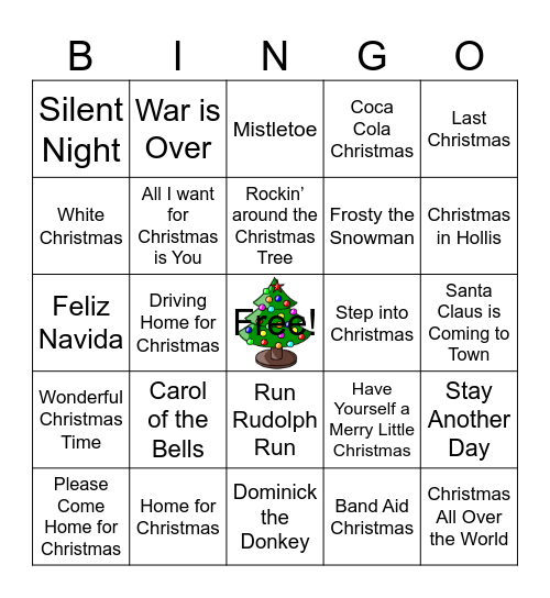 CX Holiday Party - Singo 2024 Bingo Card