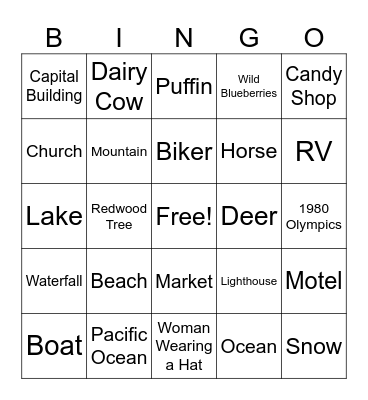 Random Bingo Card