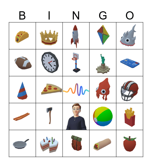 Immerse Bingo Card