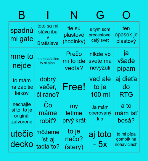 BKO BINGO Card