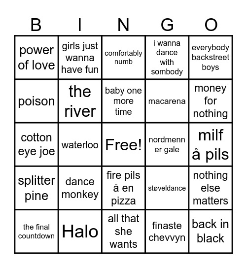 MONTERBINGO Card