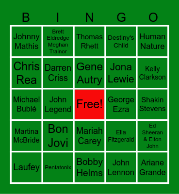 Kerst 2024 GM Bingo Card