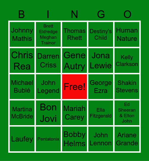 Kerst 2024 GM Bingo Card