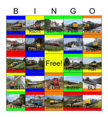 Best of Greasy and Oily Diesels Bingo Card