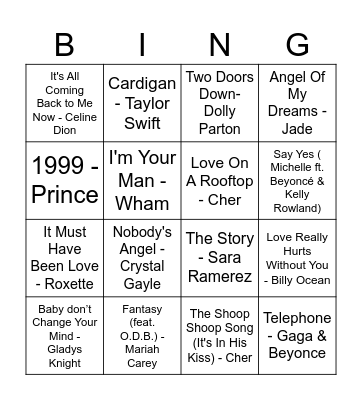 Bat ShitLorette Bingo Card