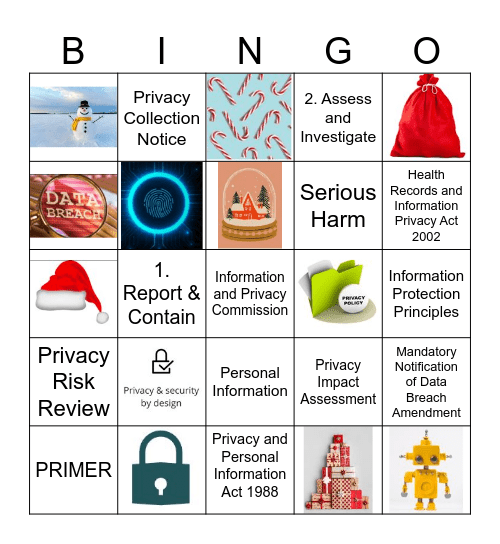 Christmas Bingo Card