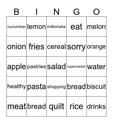 Bingo #2 Bingo Card