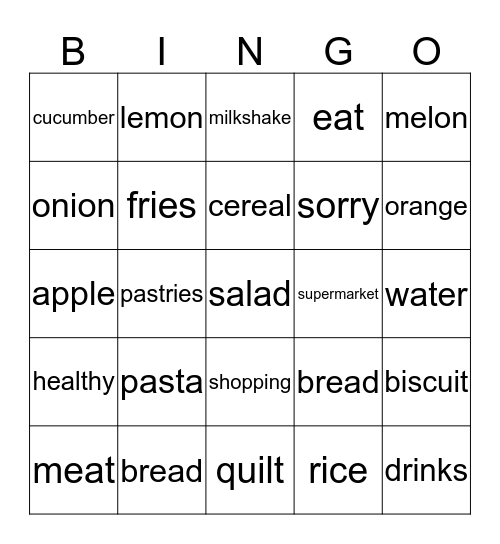 Bingo #2 Bingo Card