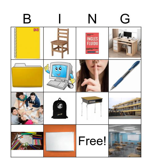 En clase y después - Chapter 3 -1st list Bingo Card