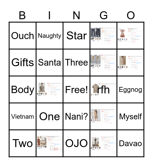 Test Bingo Card