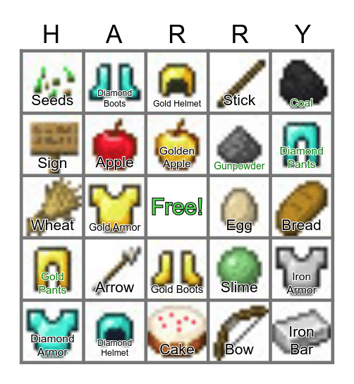 Happy 8th Birthday! Bingo Card