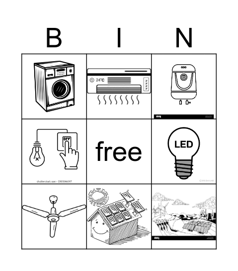 Power Pals Bingo Ticket Bingo Card