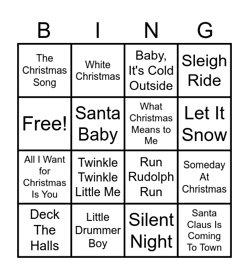 Soulful Celebration Bingo Card