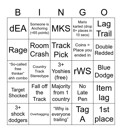 Lounge Bingo #1 (Subscribe :3) Bingo Card
