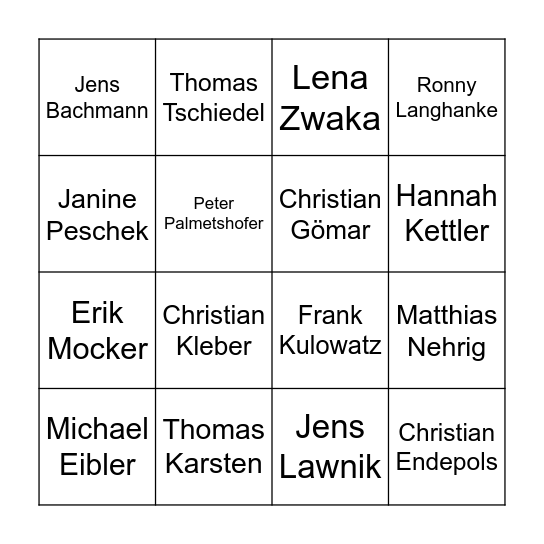 Goldbeck Sprüche-Bingo Card