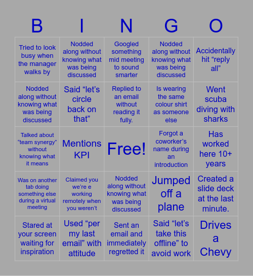 ALGHANIM BINGO Card