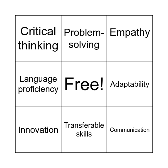 Becoming a superhero in mastering a language Bingo Card